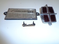 Vintage Cadillac Lincoln Hood Ornament Emblems Lot Of 3