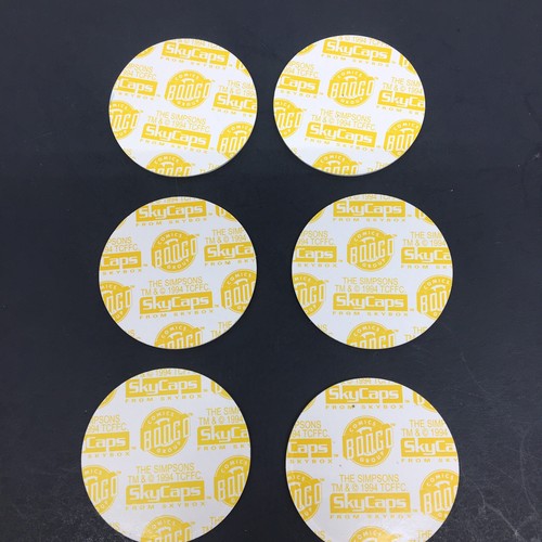 6 Pogs Los Simpson 1994 SkyCaps SkyBox Bongo Comics Group #4,6,19,31,32,35 - Imagen 2 de 12