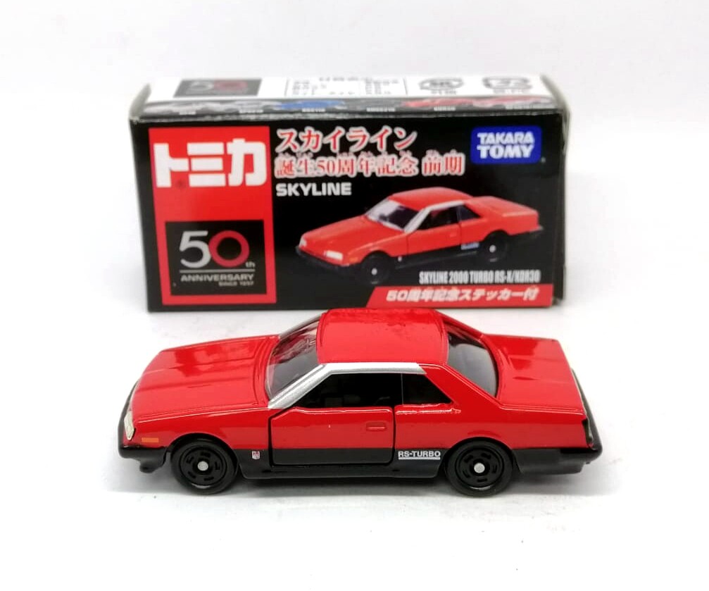 TOMICA 50th NISSAN SKYLINE 2000 TURBO RS-X / KDR30 1/65 TOMY