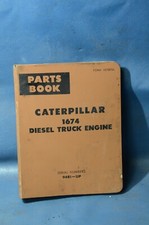 Caterpillar 1974 Diesel Truck Engine Parts Binder Shop Manual Book Catalog Guide