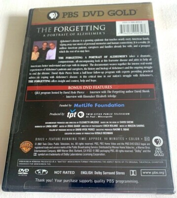 THE FORGETTING:A PORTRAIT OF ALZHEIMER'S-DVD FACTORY SEALED