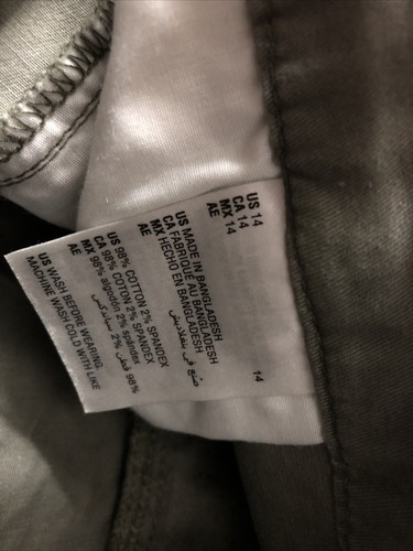 Style & Co 18 NWT Chino Shorts Short Mid Rise 5.5 Inseam Willow Bark Taupe  $47 - Picture 6 of 8