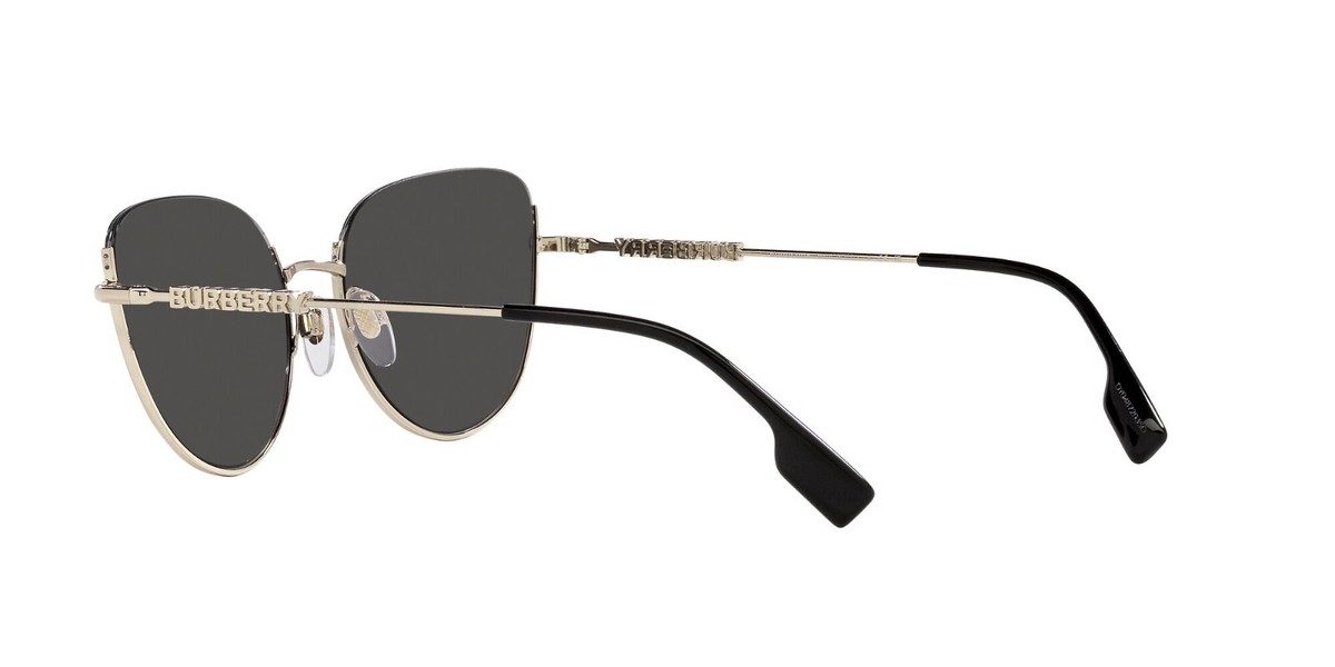 NWOT Burberry BE3144 1109/87 Harper Sunglasses Amazon.com: BURBERRY HARPER BE3144 Cat eye Shape Steel  main image 4