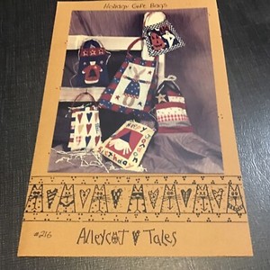 Alleycat Tails #216- Holiday Gift Bags Sewing Pattern