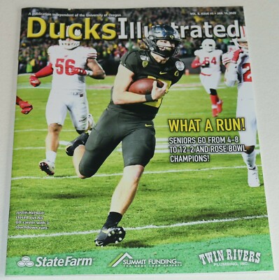ROSE BOWL 2020 OREGON DUCKS vs WISCONSIN BADGERS PICTORIAL REVIEW JUSTIN HERBERT