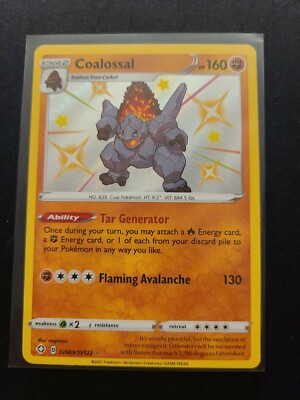Pokmon TCG Coalossal Shining Fates SV069/SV122 Holo Shiny Holo Rare | eBay