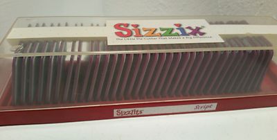 Sizzix Sizzlets ''Script'' Alphabet Number Cutter Die Set 34 Pieces USED MISSING A