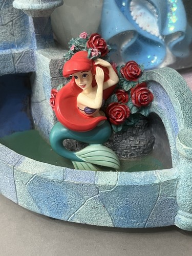 Disney Snow Globe Princess Castle Lights Up Musical Large Cinderella Ariel - Picture 12 of 17
