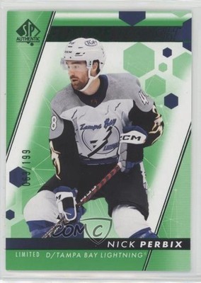 2022 SP Authentic Future Watch Limited Green /199 Nick Perbix #156 Rookie RC 2d8