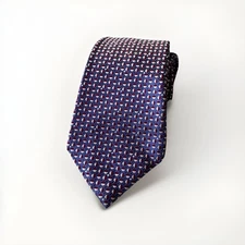NWT Daniel Cremieux Signature Geometric  Seven Fold Limited Ed 390/501 Italy Tie