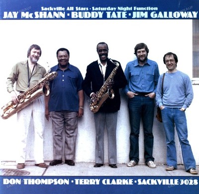 Sackville All Stars : Jay McShann, Buddy Tate - Saturday Night Function LP .