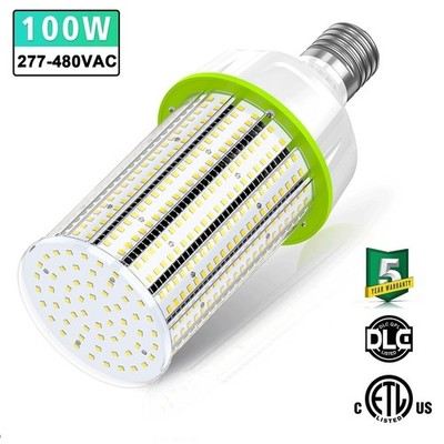 480V 100W 15000LM LED Corn Light Bulb E39 Mogul Base 5000K Shop Lights UL Listed