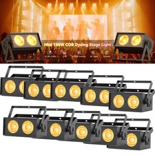 10PCS 150W COB RGBW LED Stage Par Can Light DMX DJ Audience Blinder Disco Party