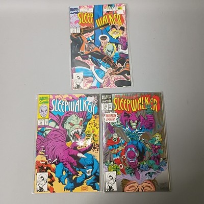 Sleepwalker #15 18 25 Lot Of 3 1991-1993 Marvel Comics Newsstand