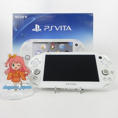 【Ausgezeichnet】Sony PS Vita PCH-2000 Weiß Wi-Fi Modell Konsole #Arr08/0603/01