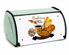 Bread Box for Kitchen Counter Stainless Steel...