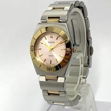 980 Working Battery Replaced CITIZEN Wicca Women's Quartz Watch 3 Hands Pink
