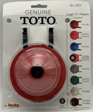TOTO 2023BP Red Replacement Flapper for Select 3-Inch Flush Valve Tanks 1-Pack