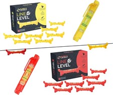 7X Pocket Bubble Level for Builders Line Hanging String Bubble Level Set for