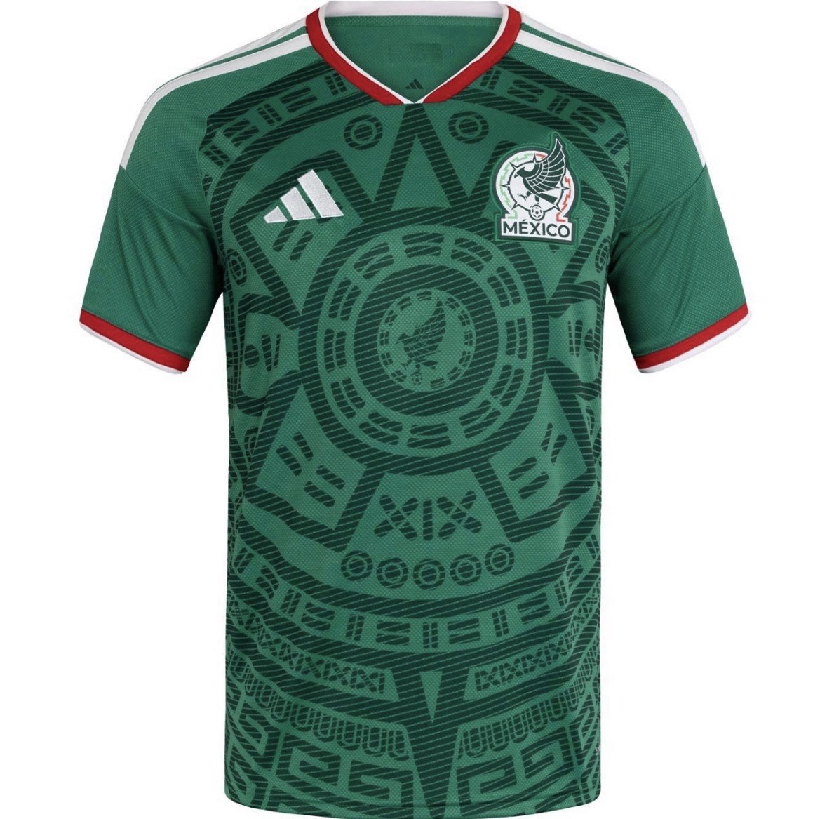 adidas Mexico National Team Men's Soccer Jersey Green Size Large