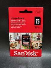 SanDisk 32GB SDHC Card, Up To 90MB Per Second, Unopened Sealed