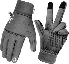 Kids Winter Gloves for Girls Boys Thermal Touchscreen Anti-Slip Reflective Glove