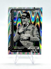 Oscar Piastri 2025 Topps Chrome F1 (Driver Of The Day) Raywave Refractor #138