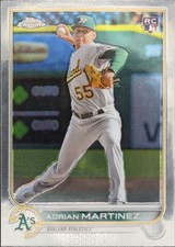 2022 Topps Chrome Update #USC99 Adrian Martinez Oakland Athletics RC