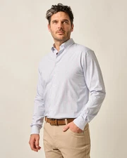 johnnie-O Performance Button Down Shirt - Koby Maliblu Size XL