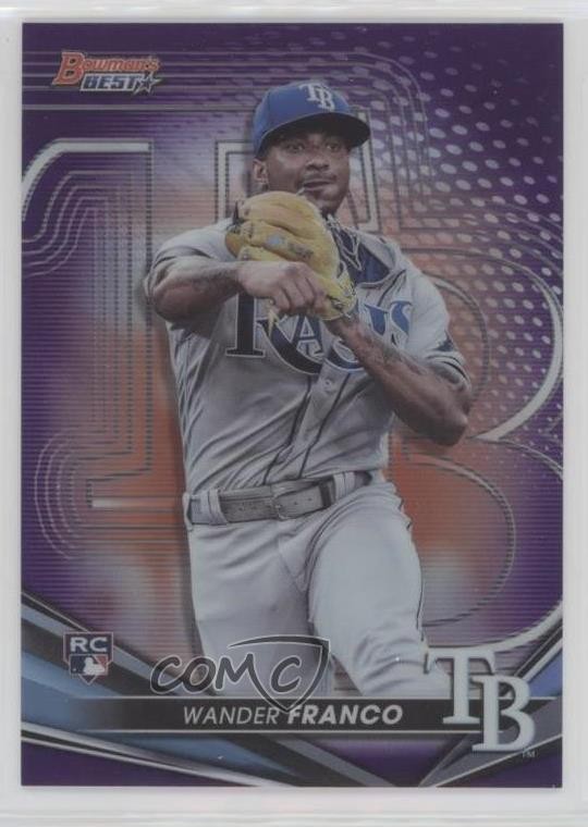 2022 Bowman's Best Purple Refractor 194/250 Wander Franco #39 5h8