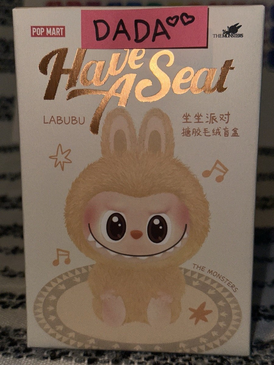 ラブブ have a seat DADA LABUBU Pop Mart Labubu The Monsters Have a Seat DADA Vinyl Plush - US