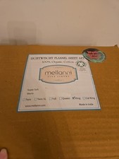 Mellanni 100 Organic Cotton Sheet Set King Lightweight Flannel Red New