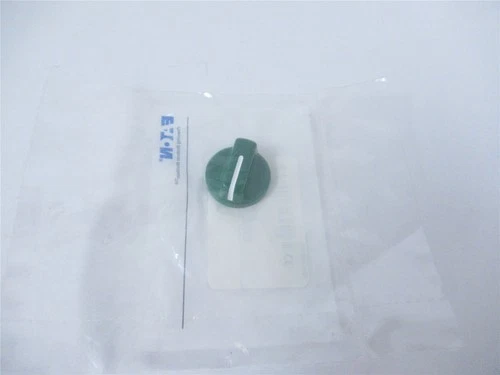 240408 New In Box; Eaton 10250TKG Knob - 30.5 mm; Non Illuminated; Green