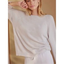 Barefoot Dreams Cozychic Lite Knit Drop Shoulder Pullover Top Size S Small