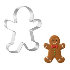 Large Gingerbread Boy Man 5.75'' Cookie Cutter Christmas Metal
