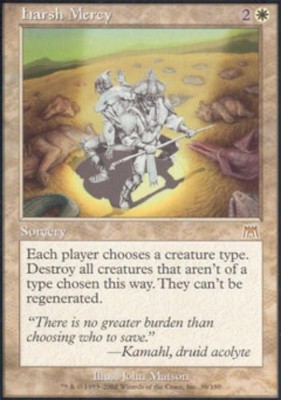Magic: The Gathering - Harsh Mercy (Misericordia Severa) - Onslaught [Rara]