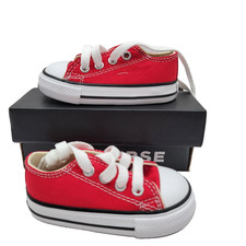 Converse Chuck Taylor All Star Shoes Infant Low Top Canvas Size 8 Sneakers