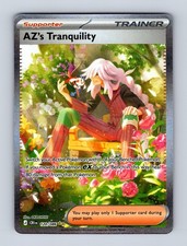 Pokemon TCG AZ's Tranquility 120/086 Me04:CRI Holo Special Illustration Rare SIR