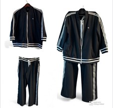 Lauren Ralph Lauren Black And White Tracksuit Jacket And Pants XL
