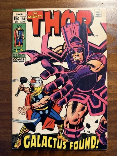 Thor #168 – CGC Mid-Grade – Galactus Appearance! (Marvel, 1969)