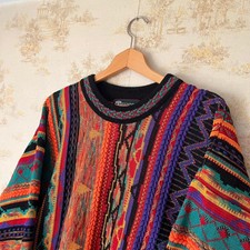 90s Tundra Multi-Colored Knit Sweater Size XL