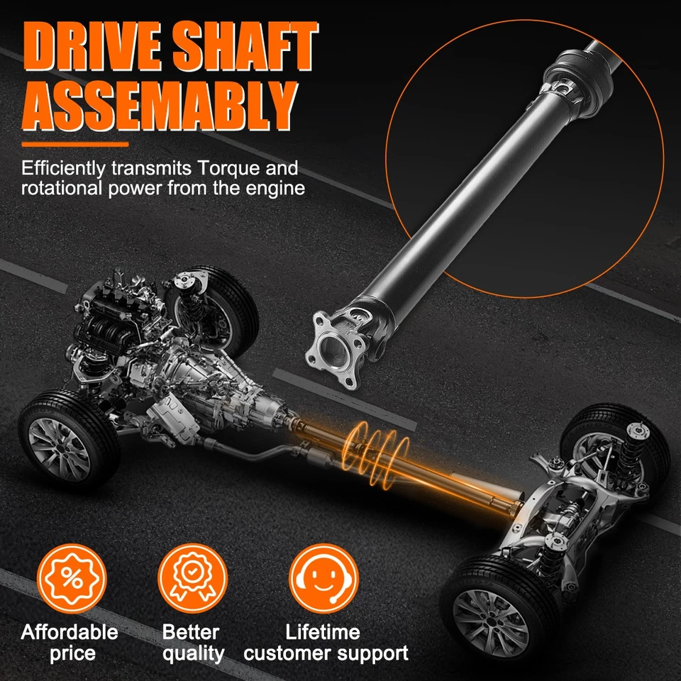 Rear Driveshaft Prop Shaft Assembly for Nissan D21 1988-94 2.4L Manual Trans RWD Foto 4 de 4