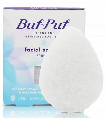 6 Pack Buf-Puf Facial Sponge, Regular