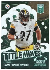 2023 Panini Donruss Elite Title Waves #2 Cameron Heyward Pittsburgh Steelers