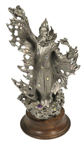 1987 Perth Pewter FIRE WIZARD James Lane Casey Limited Edition Figurine 798/2500