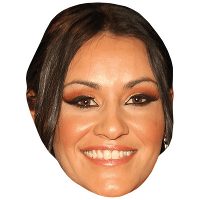 Charlee Chase (Smile) Celebrity Mask, Flat Card Face, Fancy Dress Mask