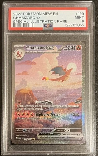 Charizard #199 SIR, 151, PSA 9