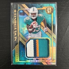 2018 Panini Gold Standard - Newly Minted Memorabilia Kalen Ballage #06/49