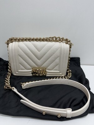 CHANEL Small Boy Bag with Card + Original Receipt *EXCELLENT Condition*