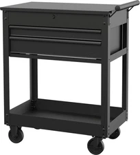28-inch Steel Mechanics Tool Cart 500 lb Capacity Organizer Powder-Coated Finish